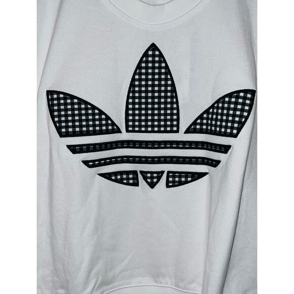 Adidas Oversized Cropped Sweatshirt, Size Medium, NWT - Picture 4 of 5